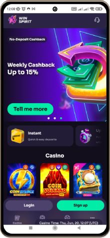 BasariBet Casino mobil ekranının görüntüsü